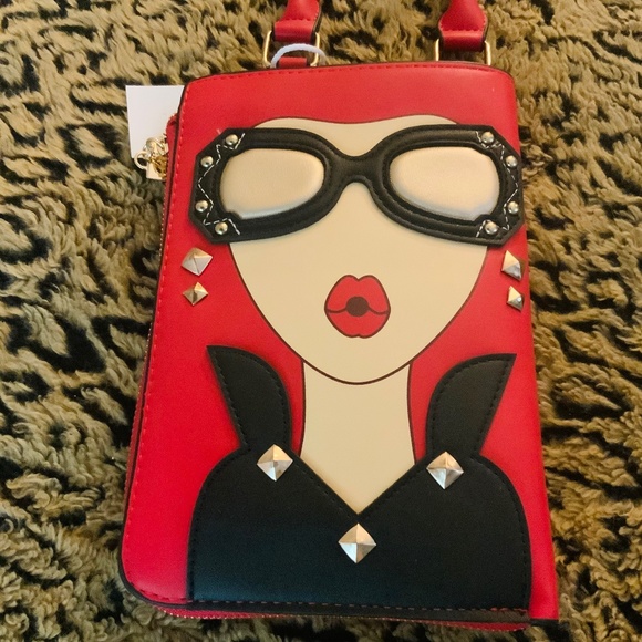 Handbags - DIVA LADY W/SUNGLASSES FAB TRENDY  BAG❤️ HOT STYLE PURSE Clutch  HANDBAG NWT